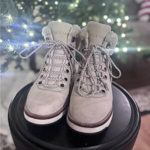 Cole Haan Women's Light Gray Winter Boots